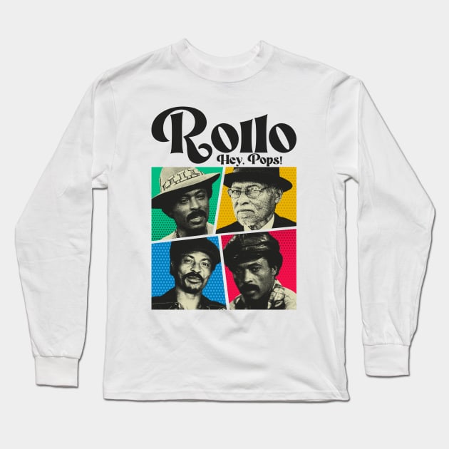 rollo Hey Pops Long Sleeve T-Shirt by sepatubau77